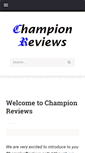 Mobile Screenshot of championreviews.net